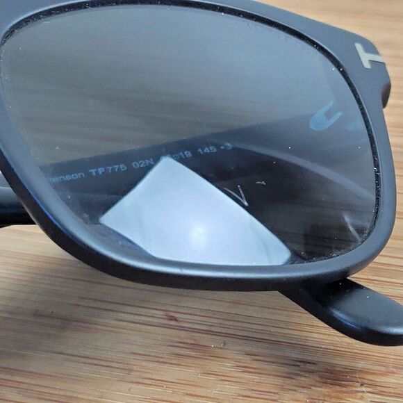Tom Ford Stephenson Black Sunglasses TF775 01H Polarized 56 19 145 3P Italy - Picture 13 of 14